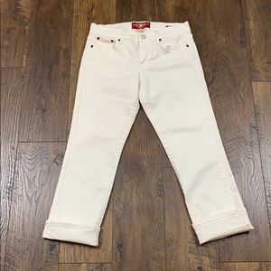 Lucky Brand Sweet’N Crop off white jeans
